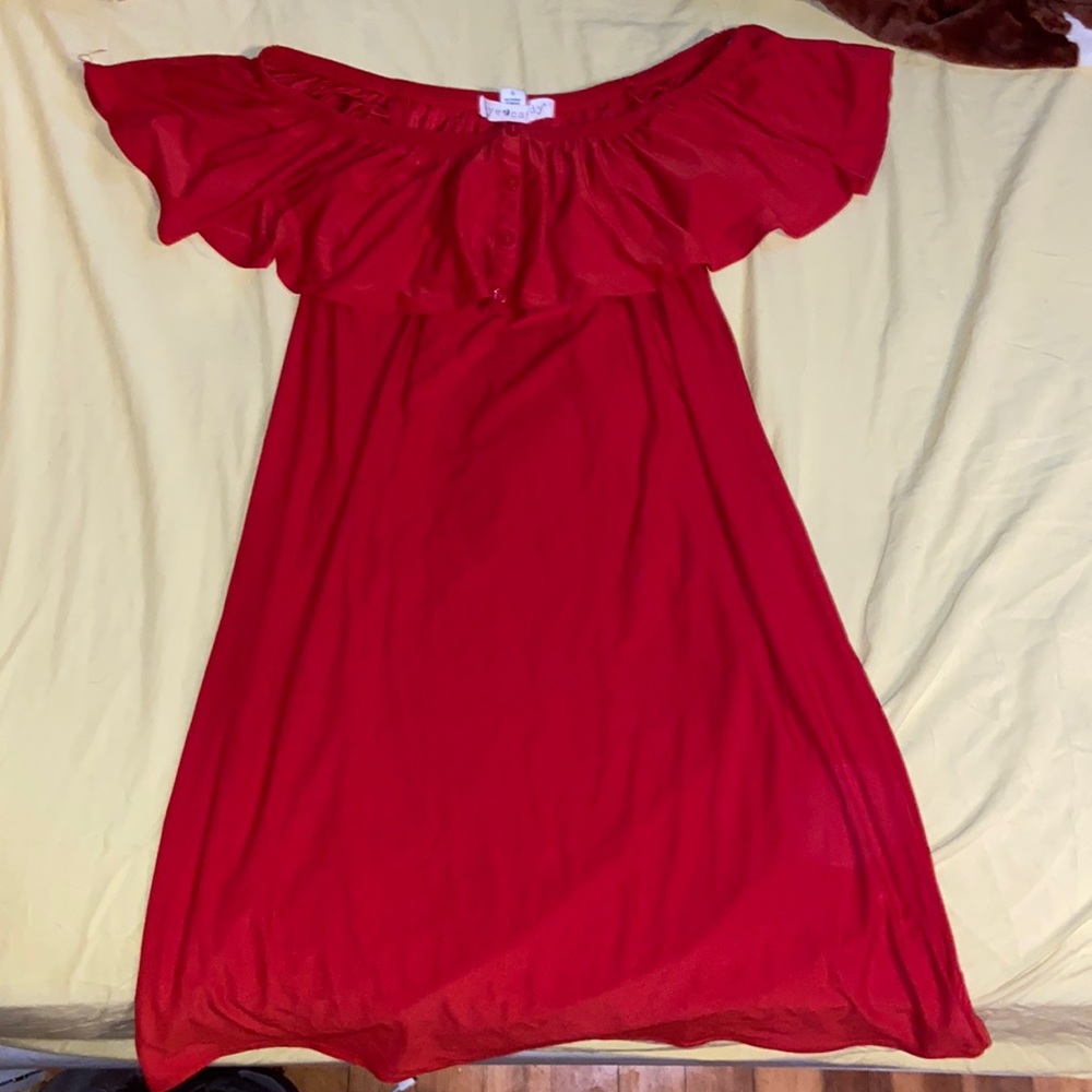 Eye candy red summer dress